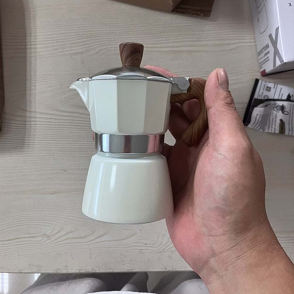 Moka Pot Stove - Cafetera italiana de aluminio para espresso