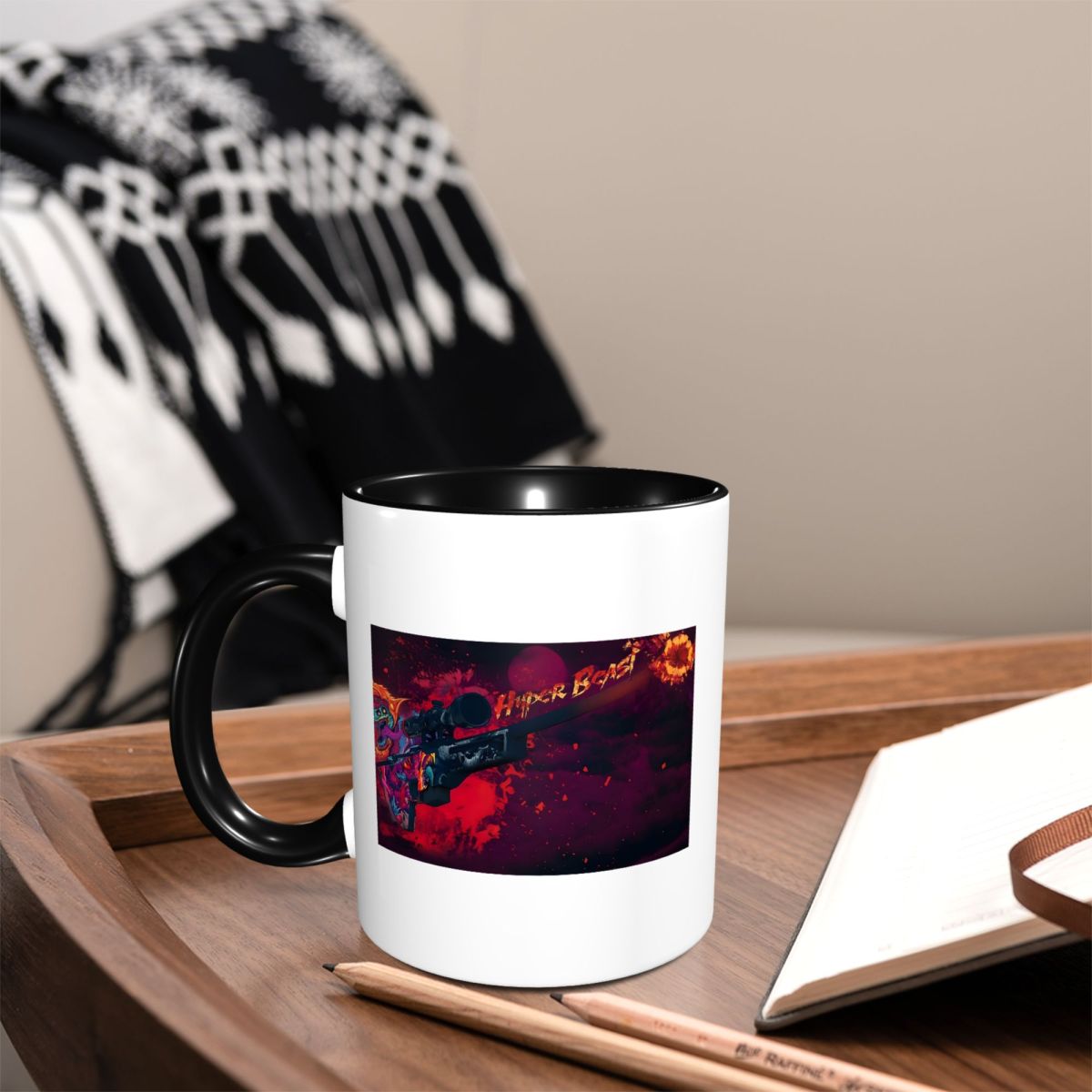 Coffee Tea Photos - Taza con foto de Hyper Beast,