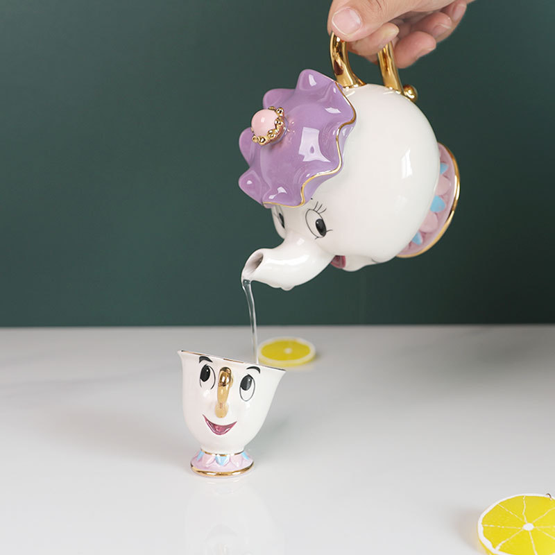 Coffee Tea Game - Tetera de dibujos animados La Bella