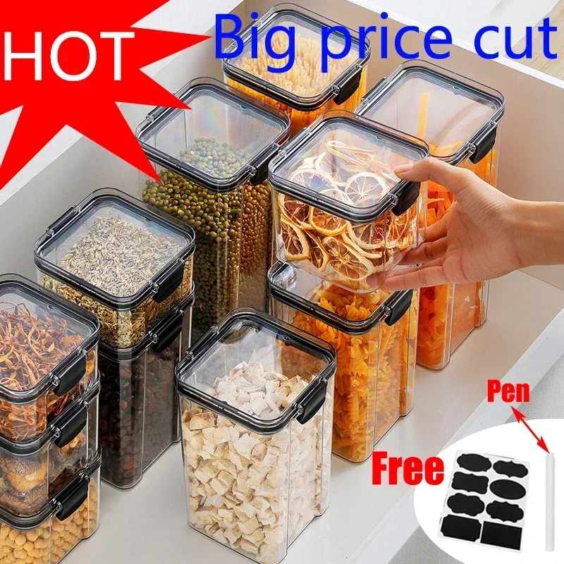 Coffee Tea Sugar Canister Set - Conjuntos de 460-1800ml, tarro sellado apilable