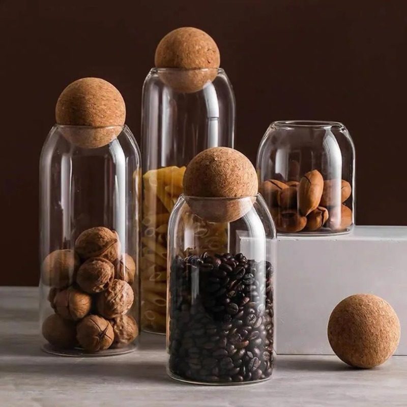 Coffee Tea Sugar Container Set - Frascos de Vidrio para Almacenamiento con