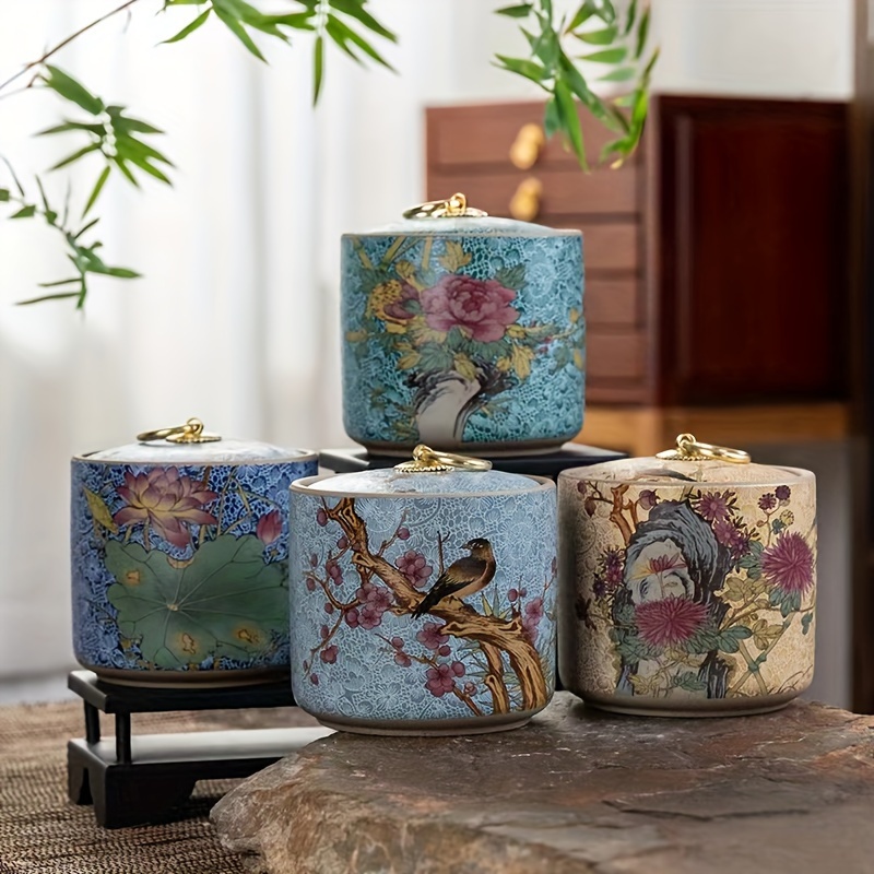 Coffee Tea Etc - Latas de té de cerámica de