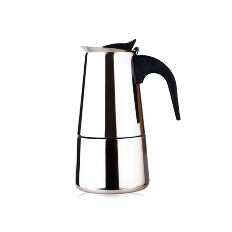 Moka Pot Stove - Cafetera Espresso portátil de acero inoxidable