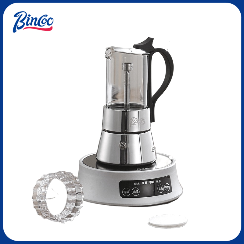 Moka Pot Stove - Cafetera Moka de Doble Válvula BINCOO,