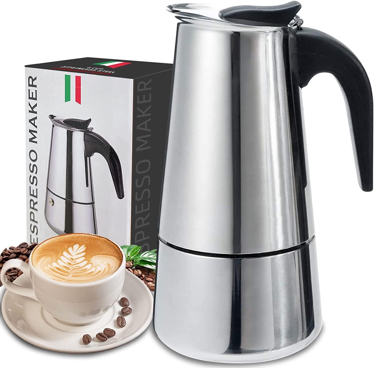 Moka Pot Stove - 4/6/9 tazas Moka Pot Caffe Tazas