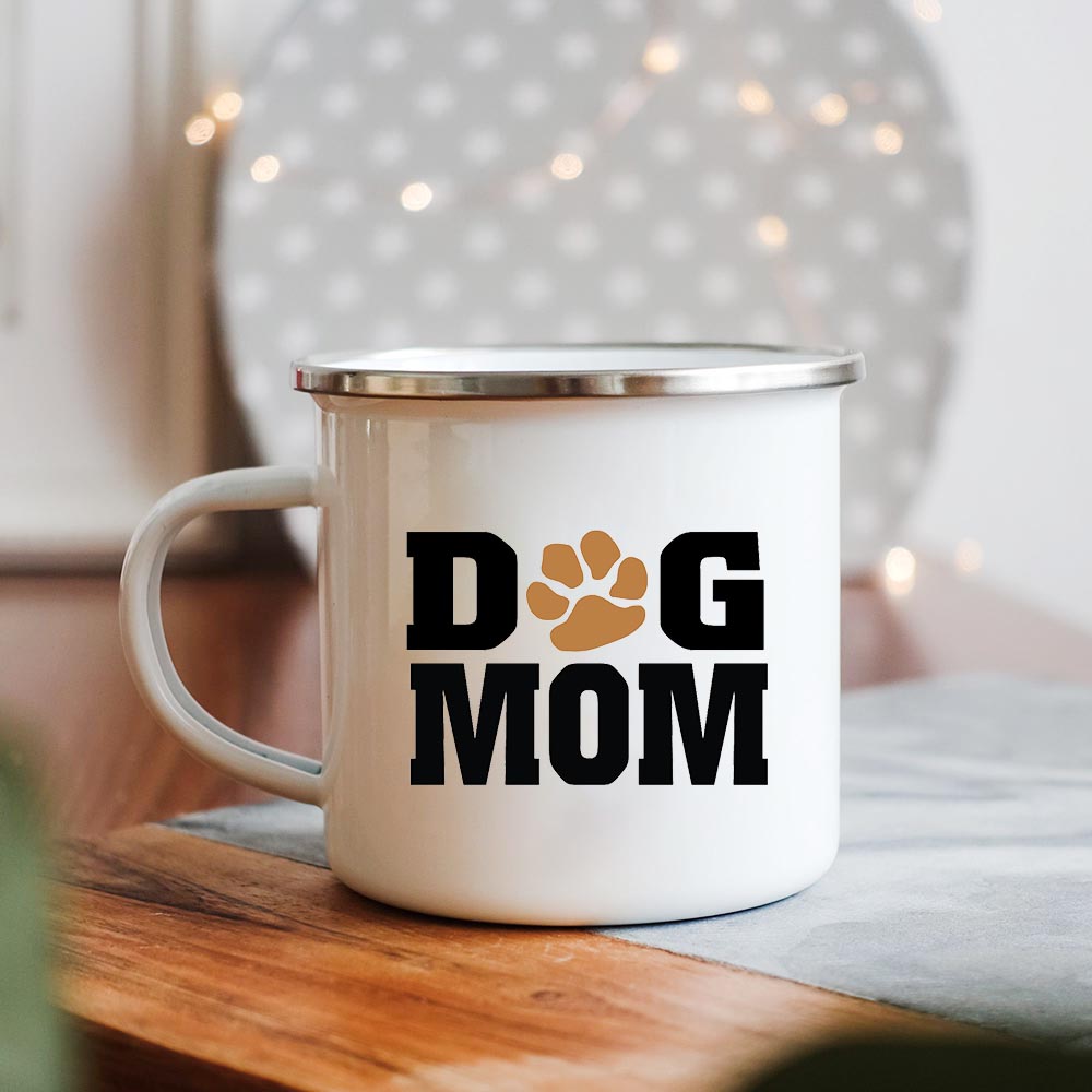 Coffee Tea And Cocoa - Tazas con mango de esmalte con