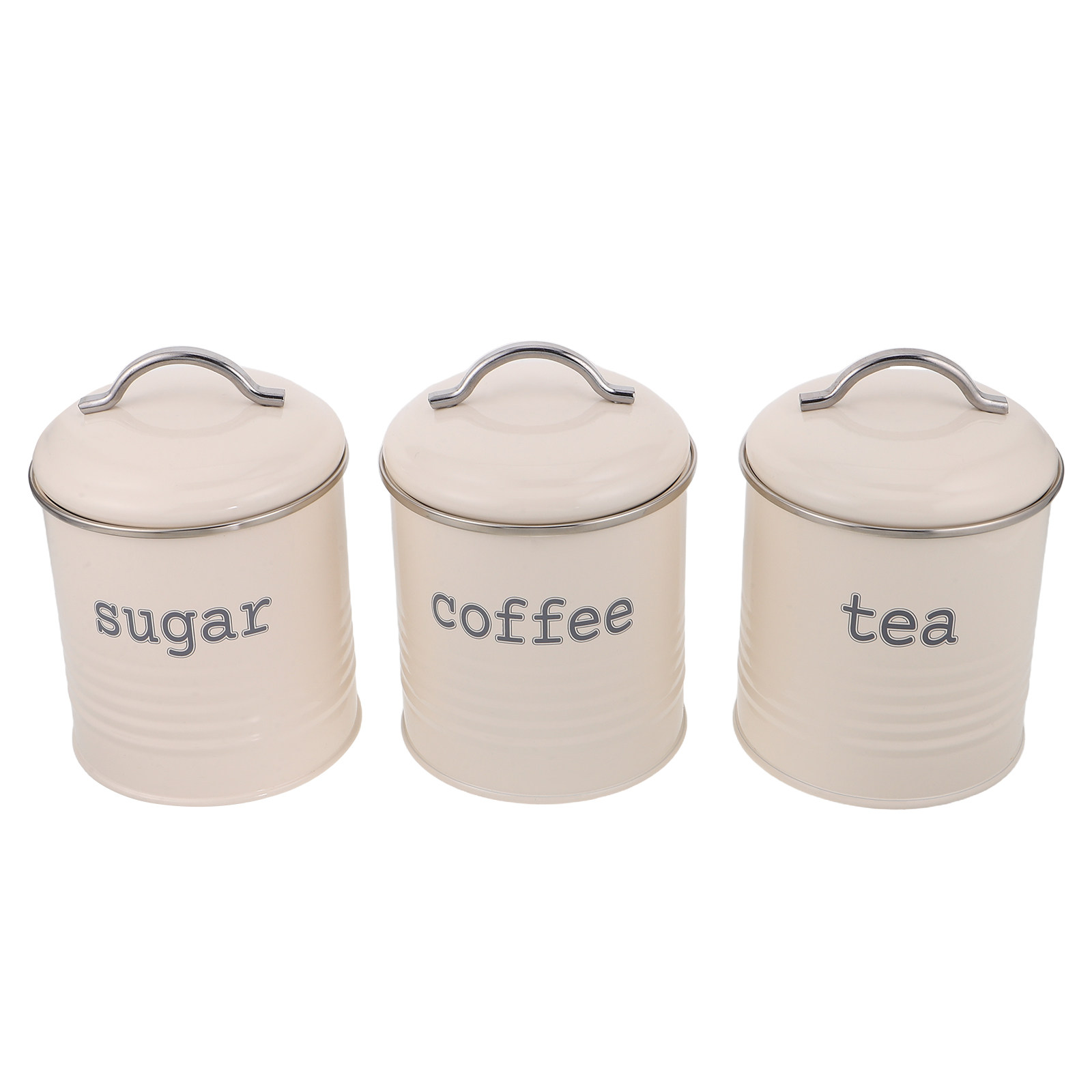 Coffee Tea Sugar Container Set - Juego de 3 Recipientes Herméticos para