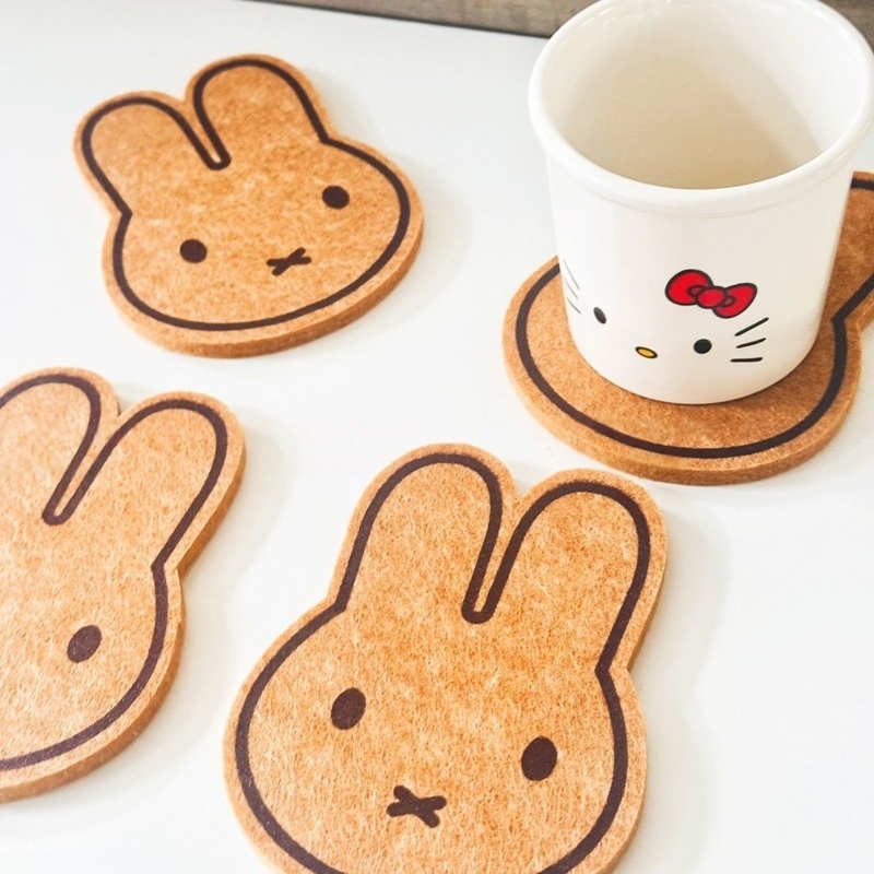 Juego de 2 posavasos de conejo - Coffee Tea Photos reseña y precio