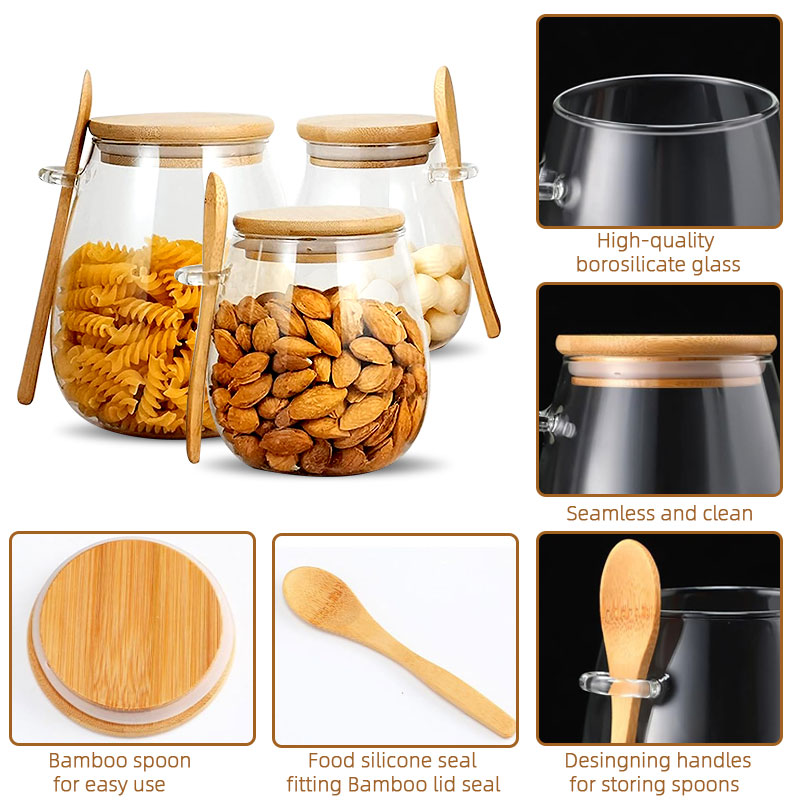 Tarro de vidrio sellado de 34o - Coffee Tea Sugar Container Set reseña y precio