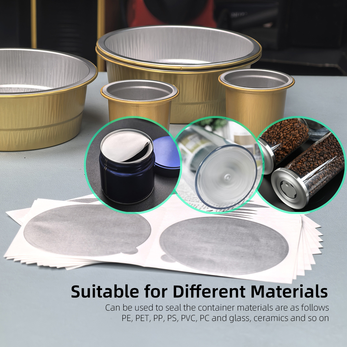 50 Uds. De láminas de aluminio - Coffee Tea Etc reseña y precio