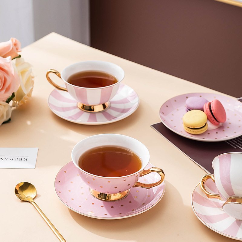 Tazas de Café de Cerámica Rosa - Coffee Tea Game reseña y precio