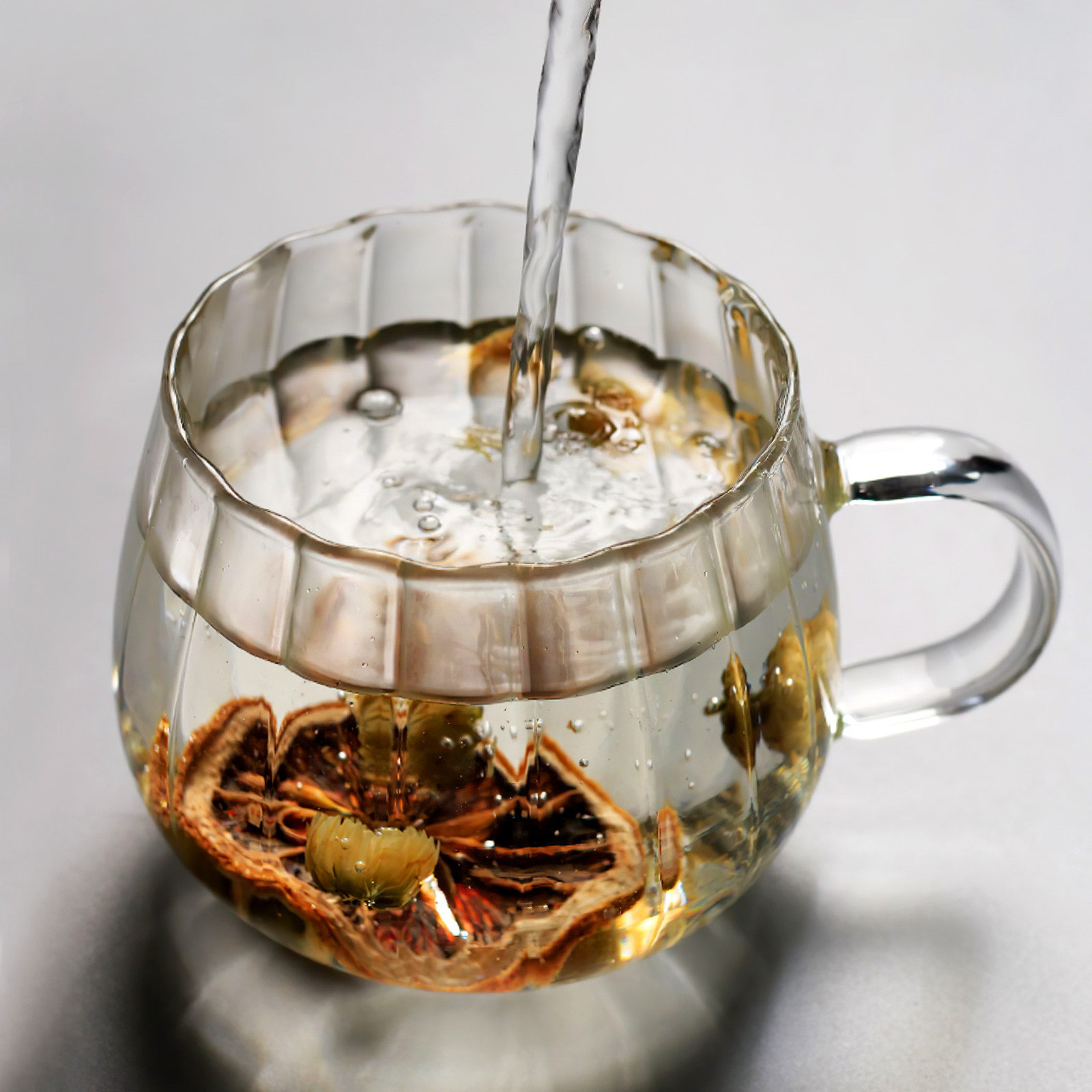 2 Tazas de Vidrio Transparente - Coffee Tea Photos reseña y precio