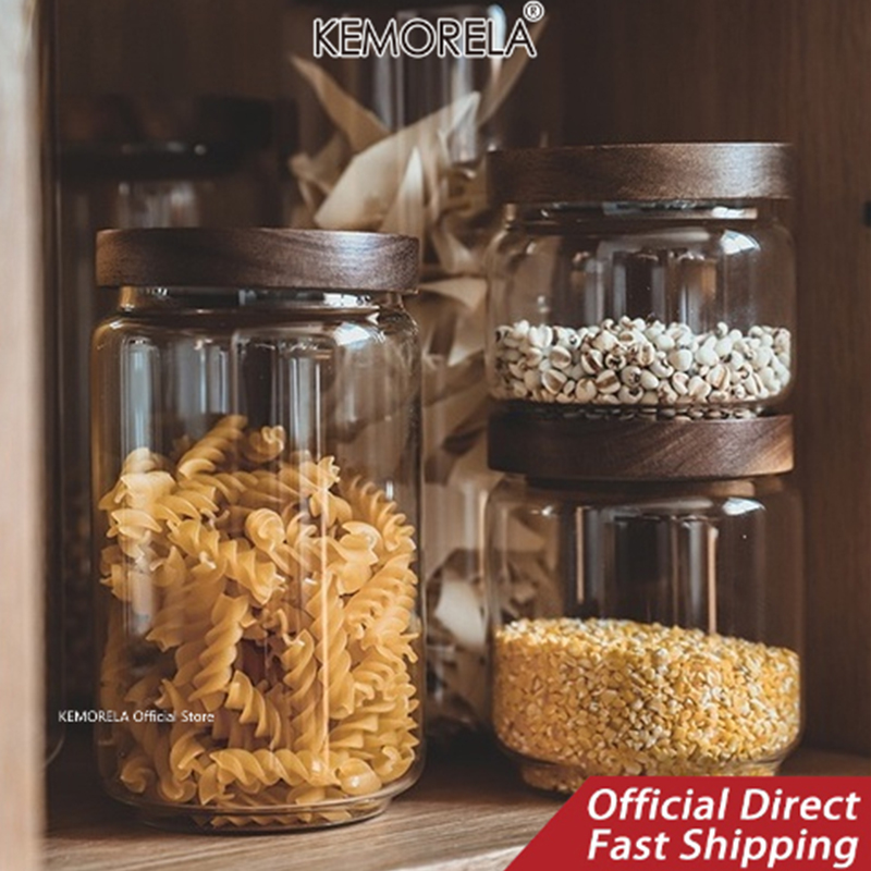 Tapa de madera, recipiente her - Coffee Tea Sugar Container Set reseña y precio