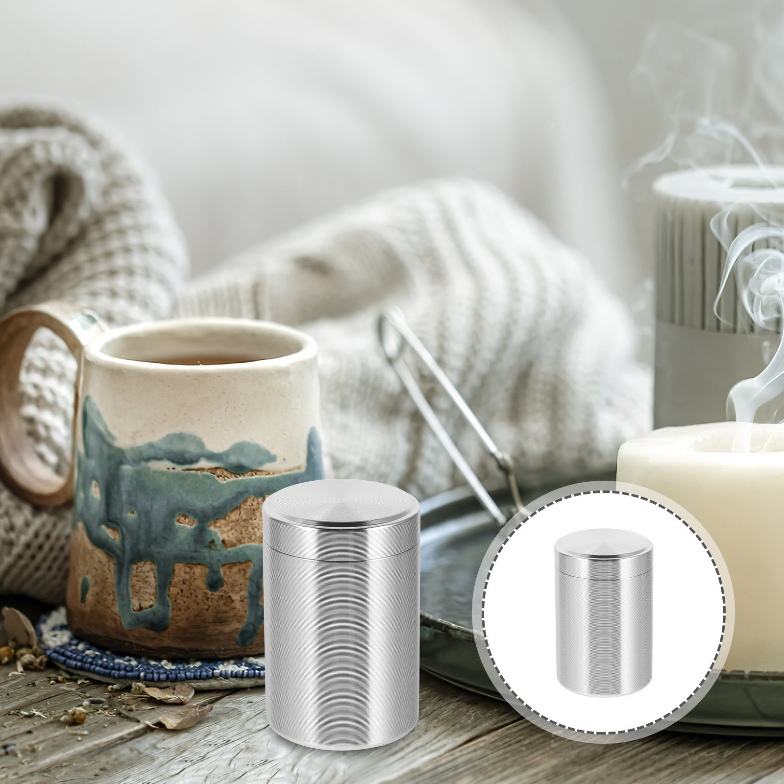 2 recipientes de metal herméti - Coffee Tea Sugar Container Set reseña y precio