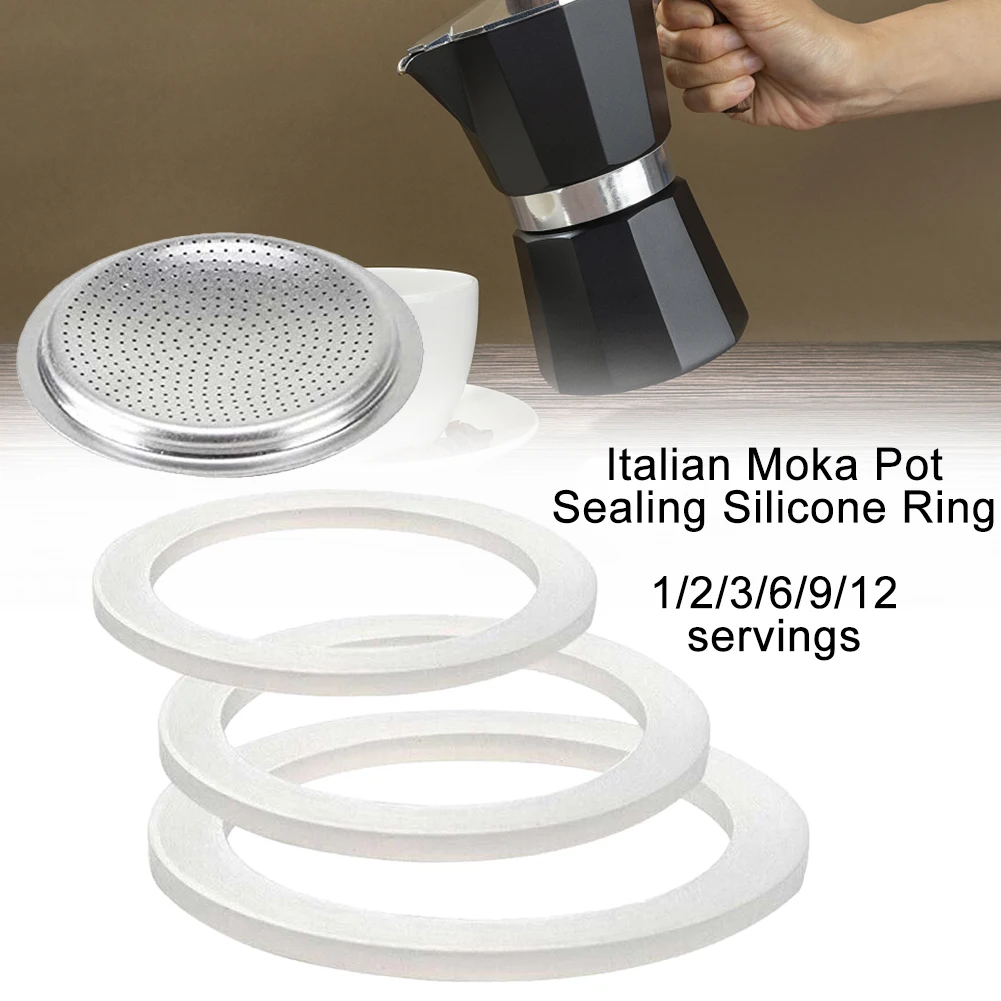 1 Juego de junta de goma de si - Moka Pot Stove reseña y precio