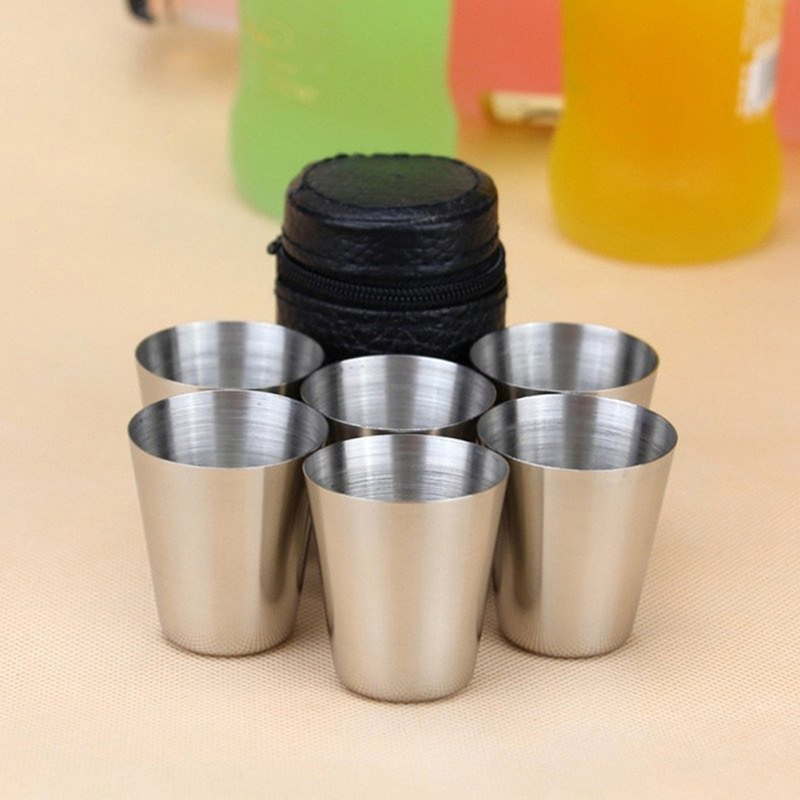4/6 Uds tazas de acero inoxida - Coffee Tea Sugar Canister Set reseña y precio