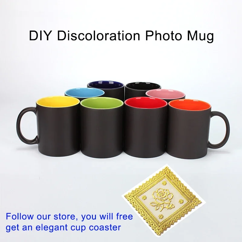 Taza negra con foto DIY, tazas - Coffee Tea Photos reseña y precio