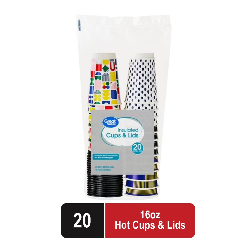 Vasos de papel aislantes de 16 - Coffee Tea And Cocoa reseña y precio