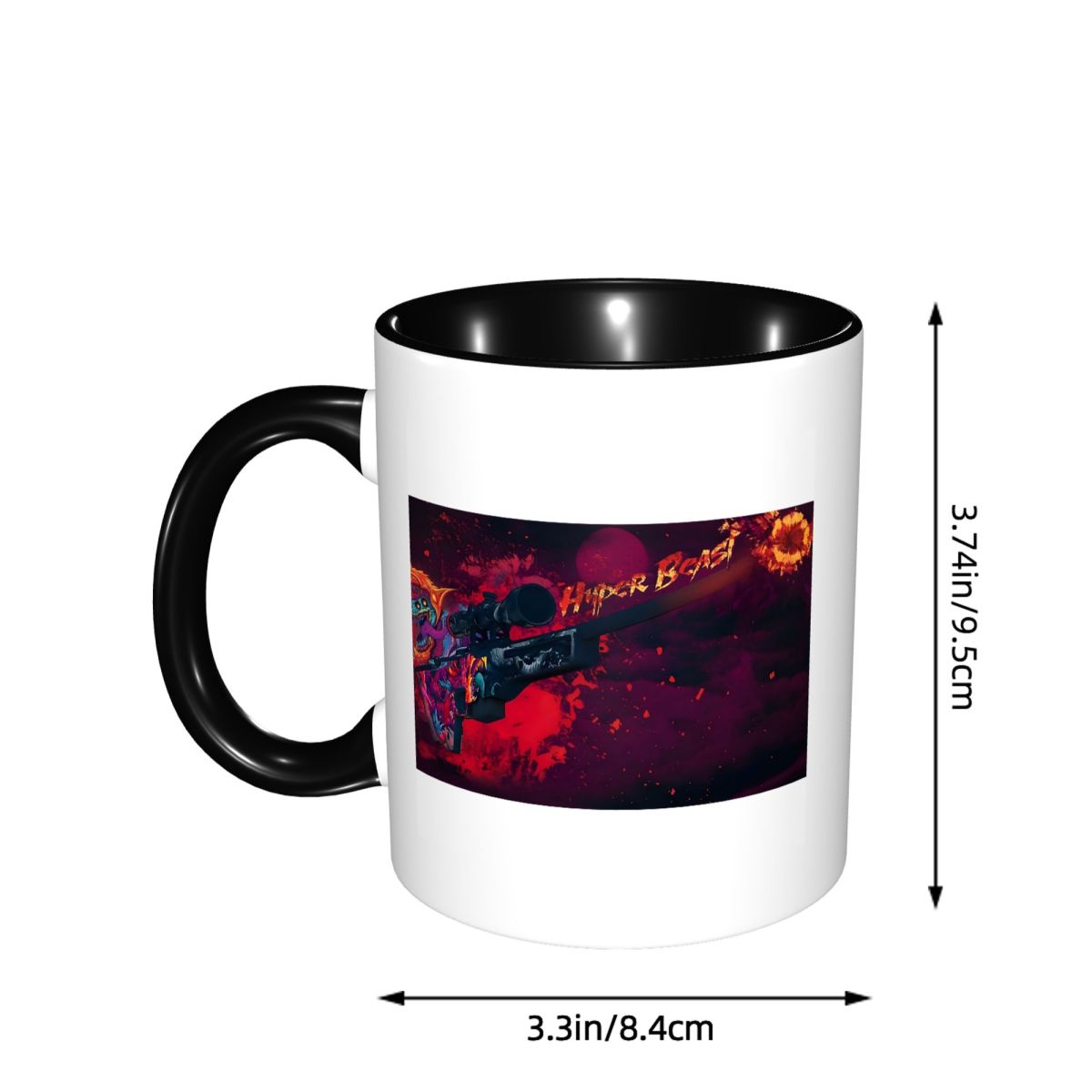 Taza con foto de Hyper Beast,  - Coffee Tea Photos reseña y precio