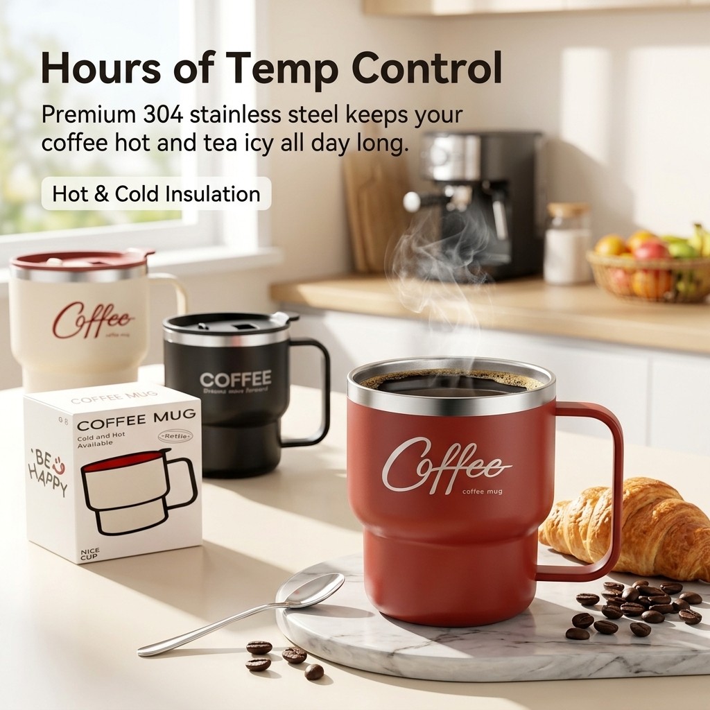 Taza de Café Aislada de Acero  - Coffee Tea Tumbler reseña y precio