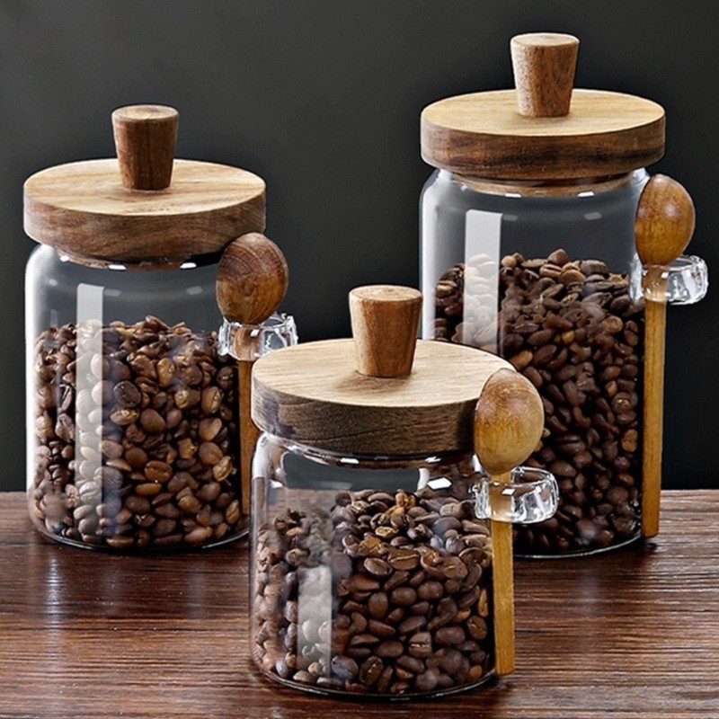 Juego de 3 recipientes de vidr - Coffee Tea Sugar Container Set reseña y precio