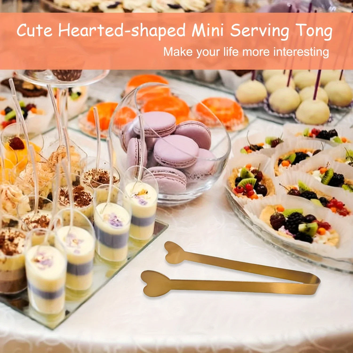Mini pinzas en forma de corazó - Coffee Tea Sugar reseña y precio