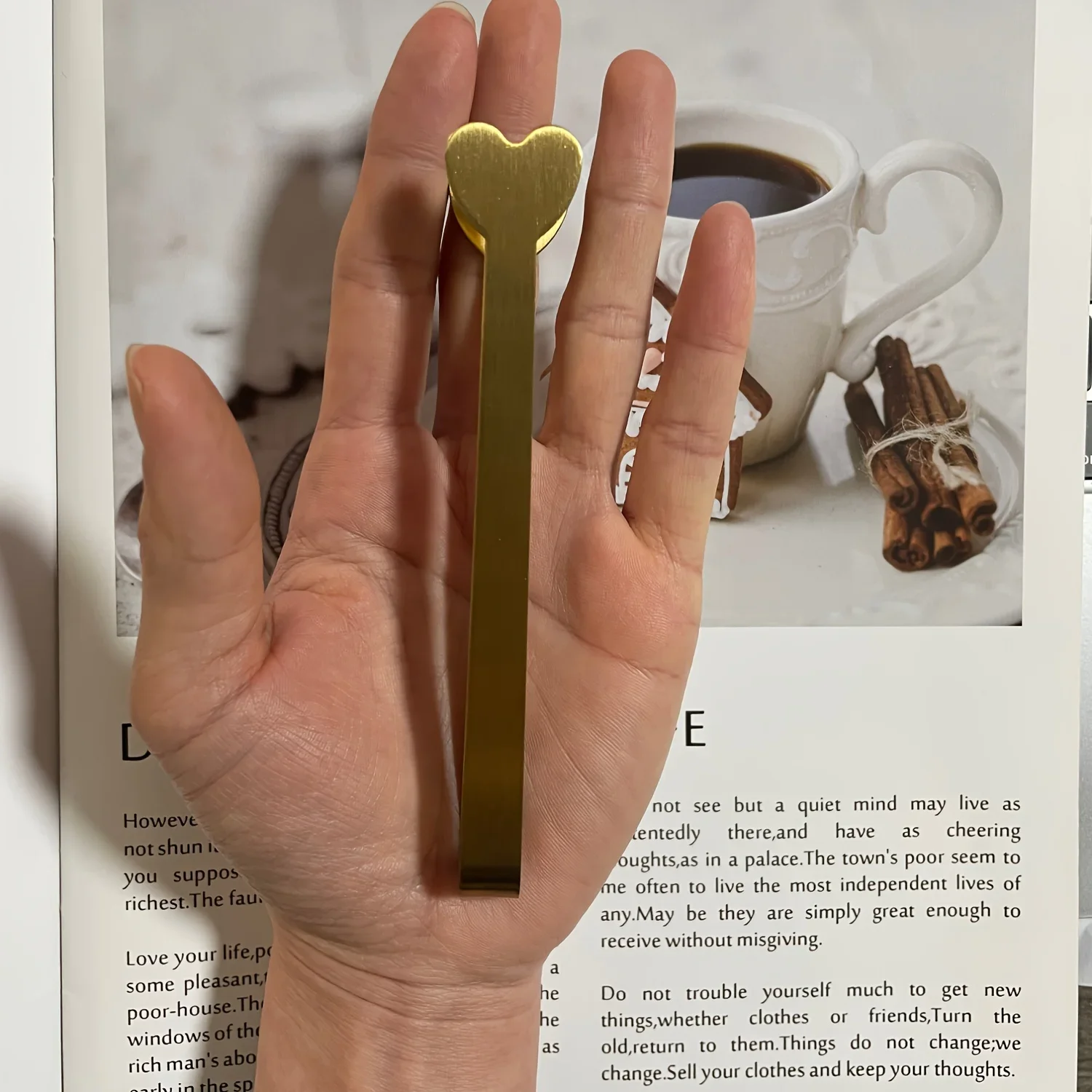 Mini pinzas en forma de corazó - Coffee Tea Sugar reseña y precio