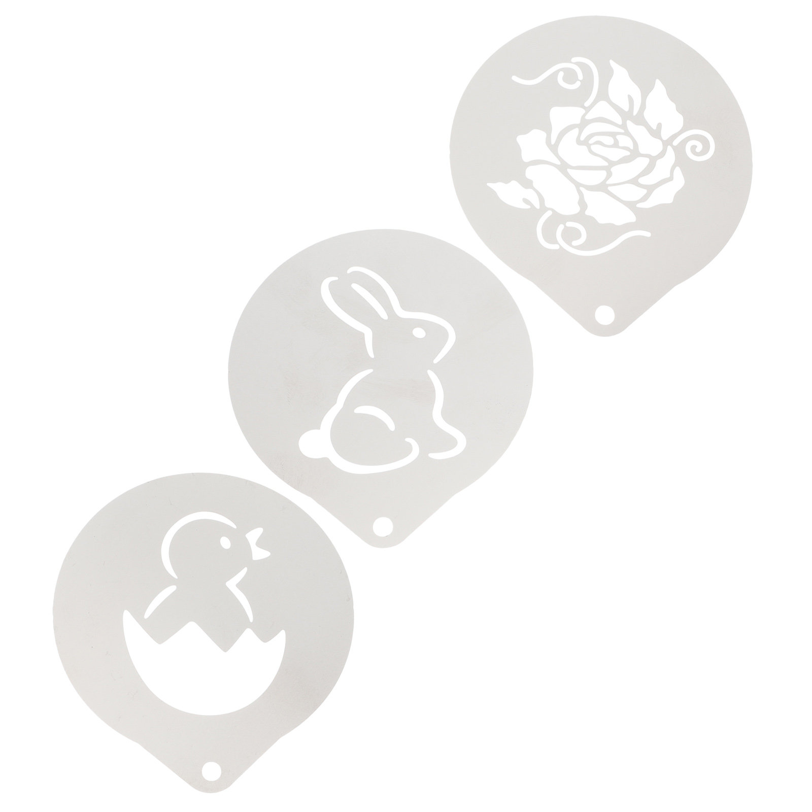 Juego de 3 Plantillas de Acero - Coffee Stencil Art reseña y precio