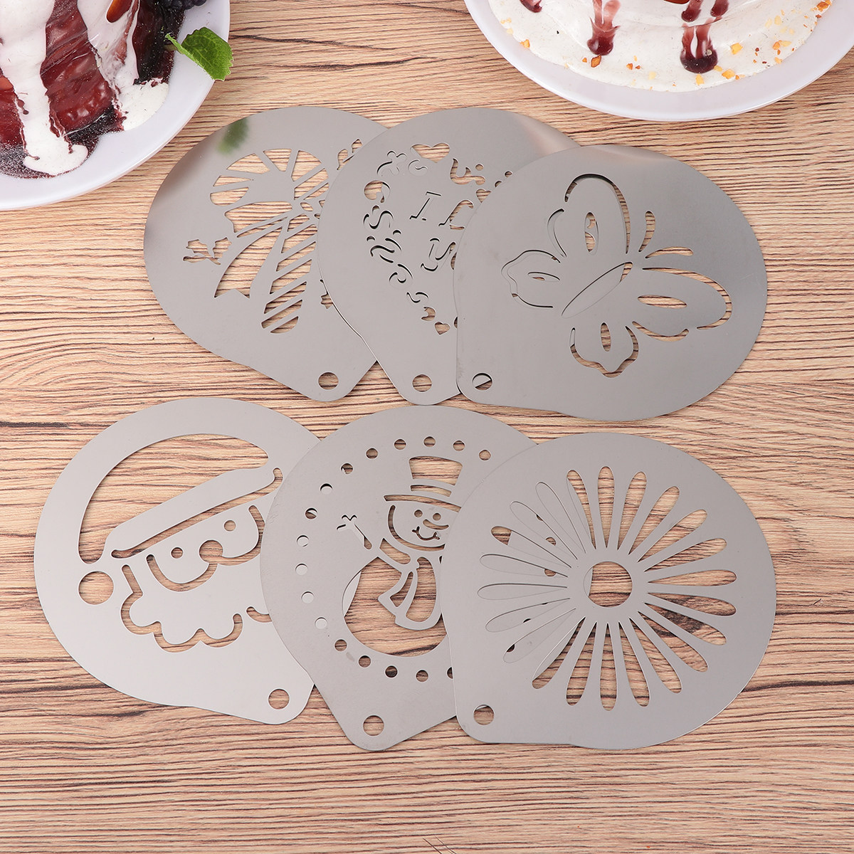 1 Juego de Plantillas para Caf - Coffee Stencil Art reseña y precio
