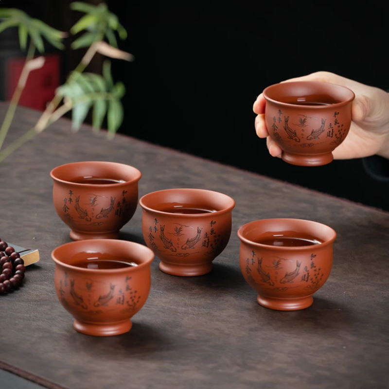 Taza de té de arcilla púrpura  - Coffee Tea Game reseña y precio