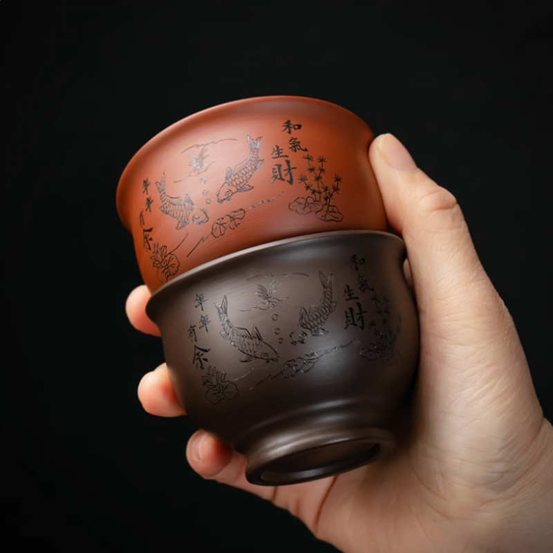 Taza de té de arcilla púrpura  - Coffee Tea Game reseña y precio