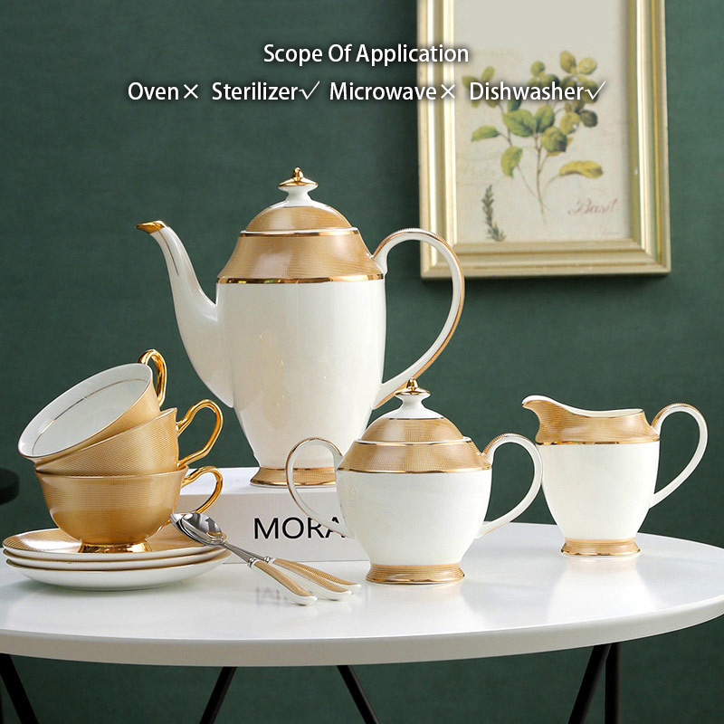 Juego de café de porcelana de  - Coffee Tea Sugar reseña y precio
