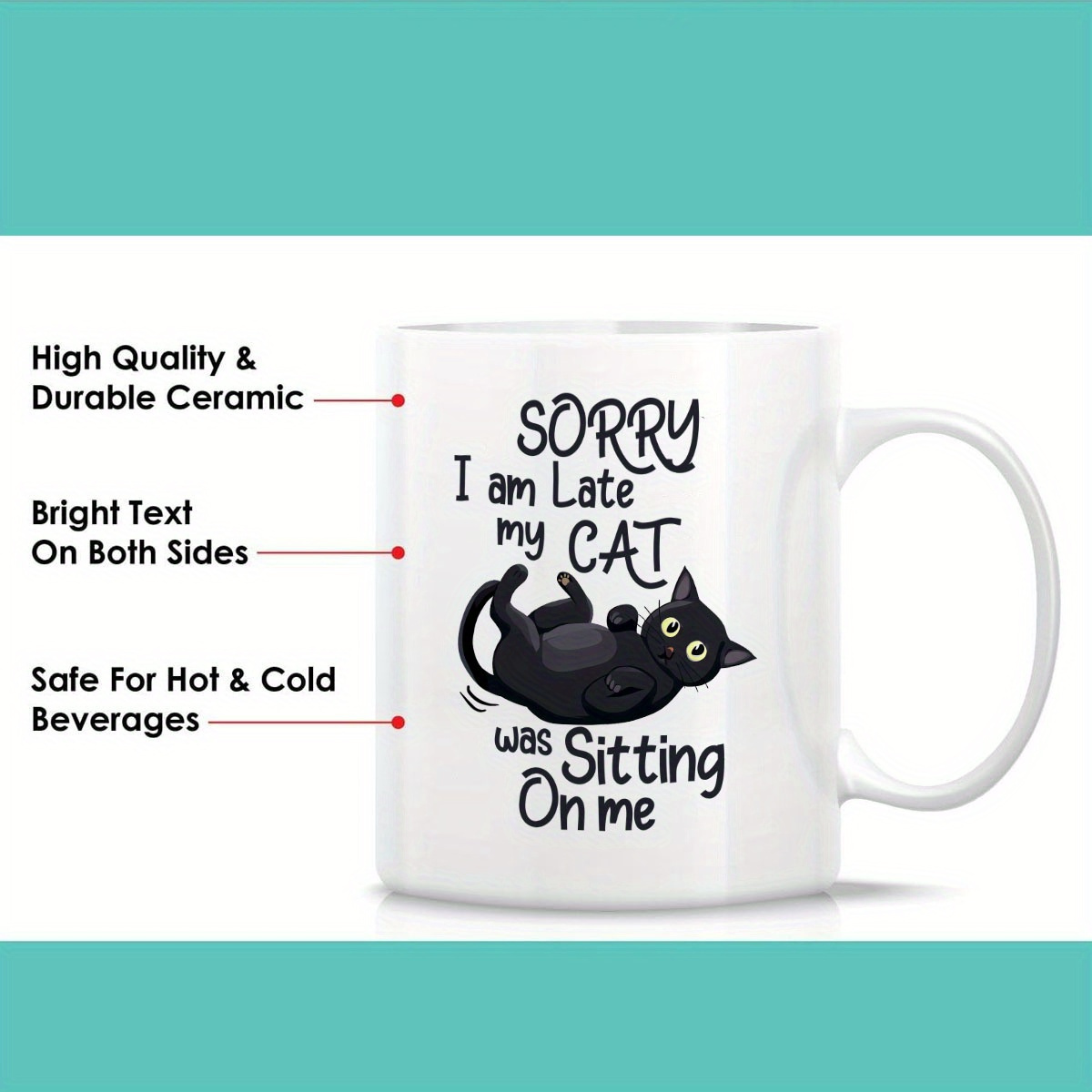 1 Taza de cerámica divertida c - Coffee Tea With Me reseña y precio