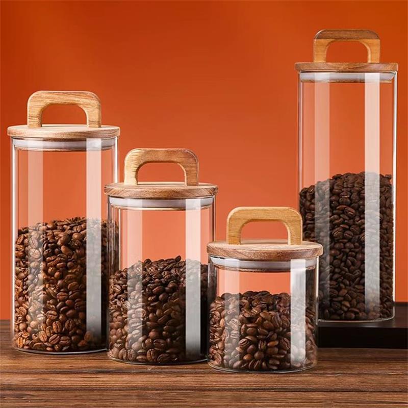 Tarro de vidrio transparente c - Coffee Tea Sugar Canister Set reseña y precio