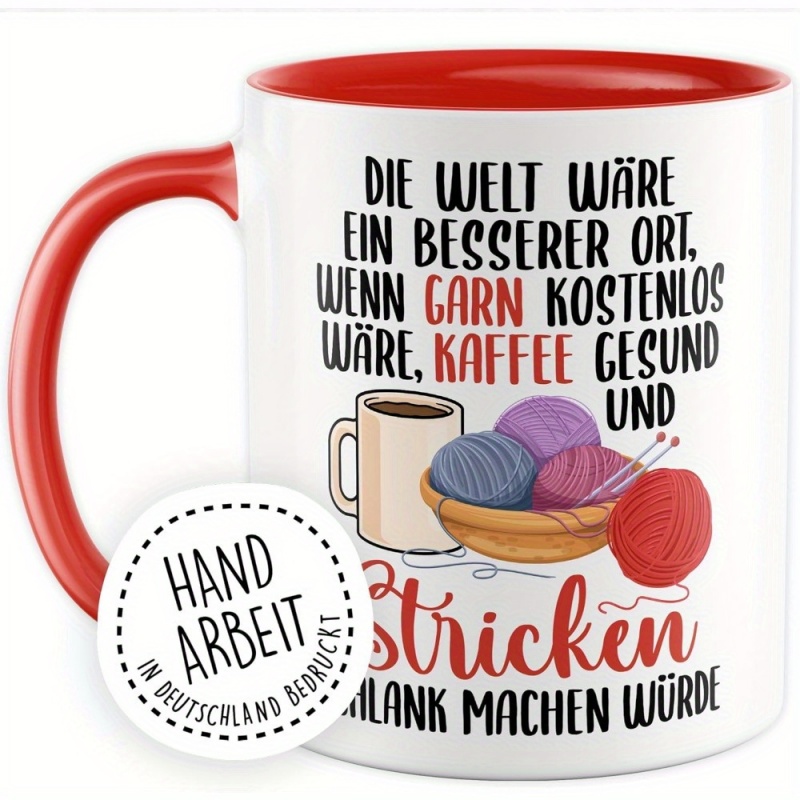 1 Taza divertida para tejer -  - Coffee Tea With Me reseña y precio