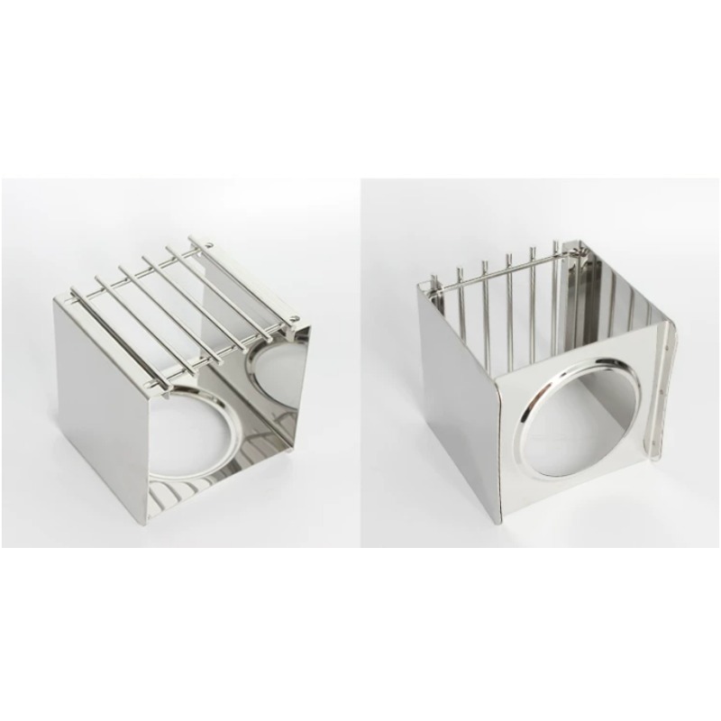 Soporte Cuadrado de Acero Inox - Moka Pot Stove reseña y precio