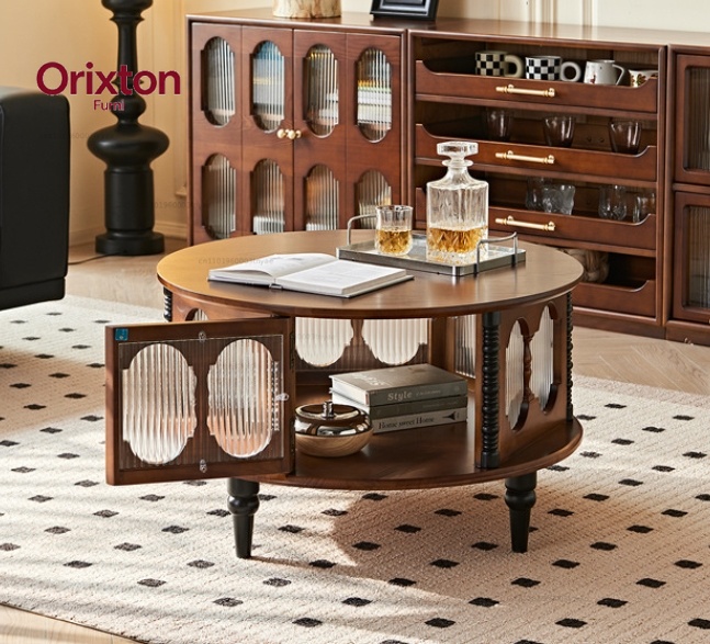 Mesa de centro de madera maciz - Coffee Tea Etc reseña y precio