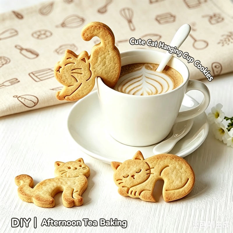 Cortador de galletas de gato c - Coffee Tea Essentials reseña y precio