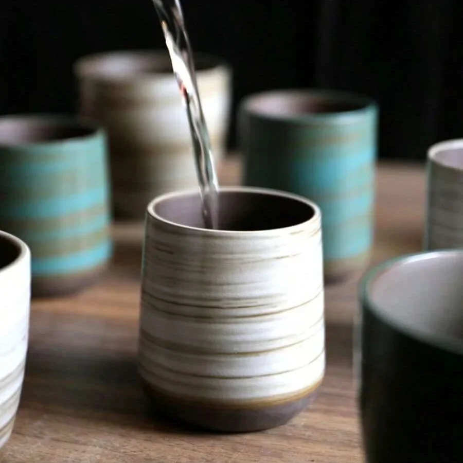 Taza de gres esmaltada craquel - Coffee Tea Essentials reseña y precio