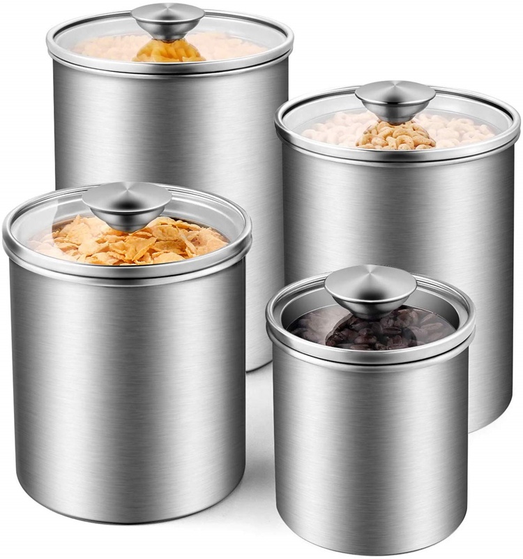 Contenedores de almacenamiento - Coffee Tea Sugar Container Set reseña y precio