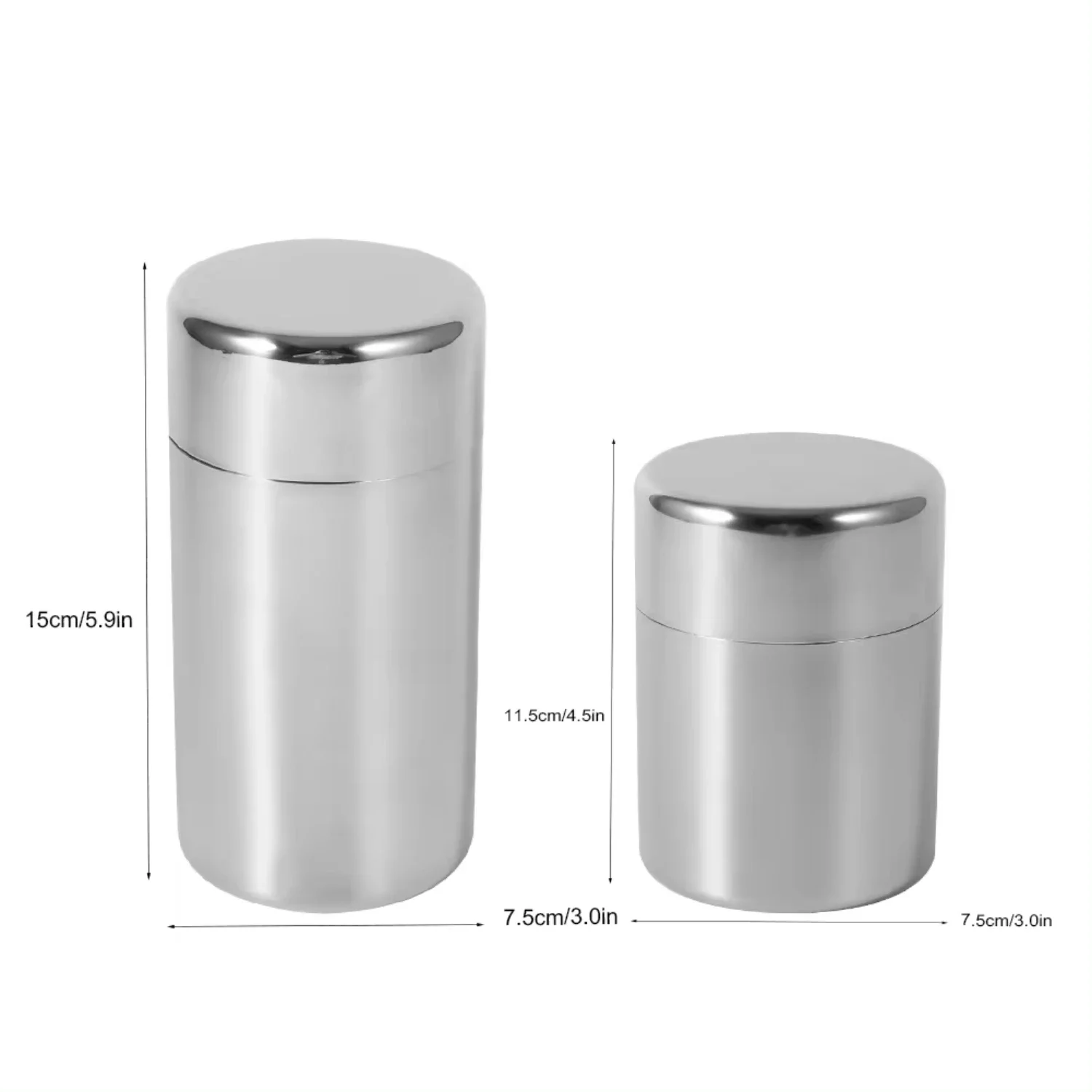 Latas de hojas de té de acero  - Coffee Tea Sugar Canister Set reseña y precio