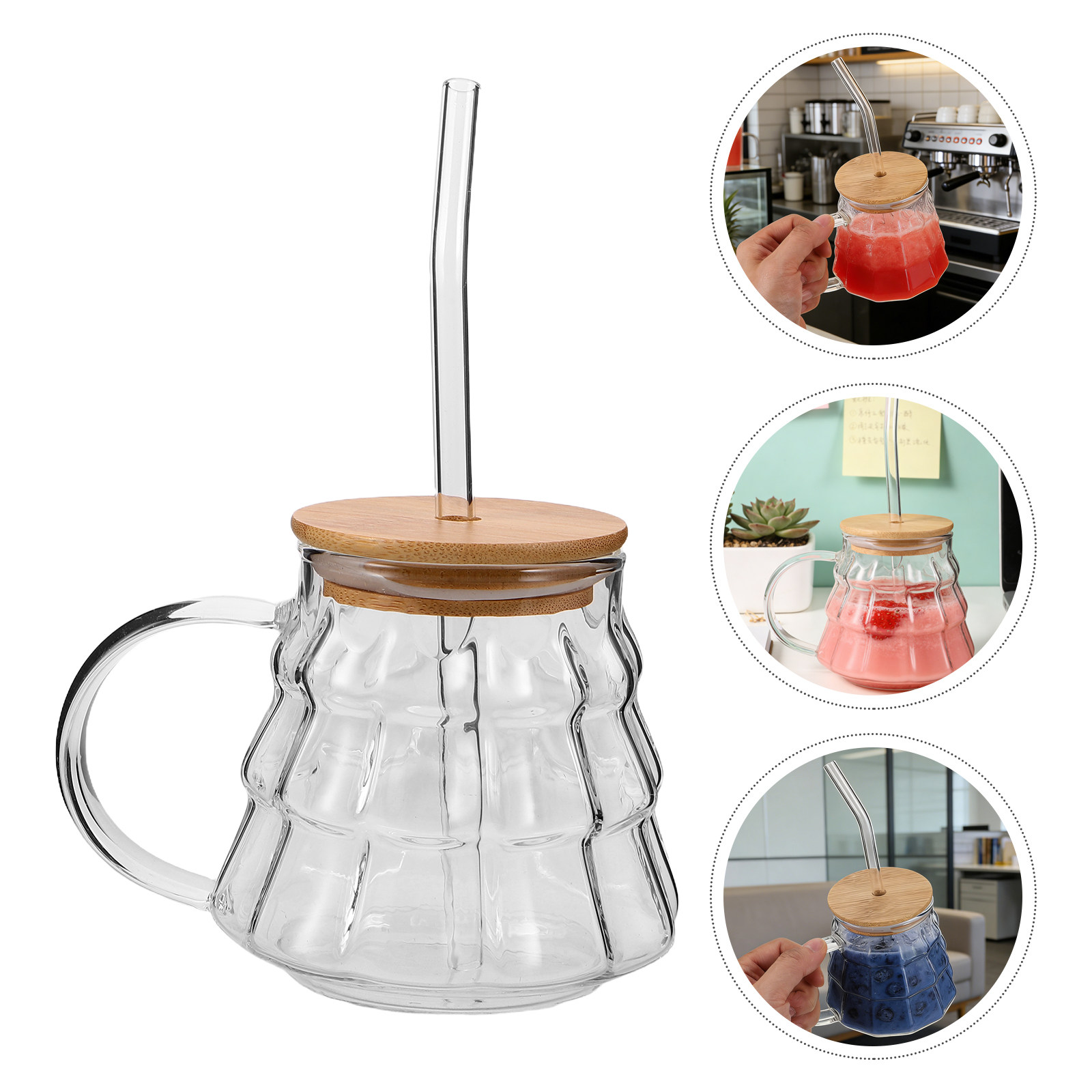 Vaso de Vidrio Transparente de - Coffee Tea Tumbler reseña y precio