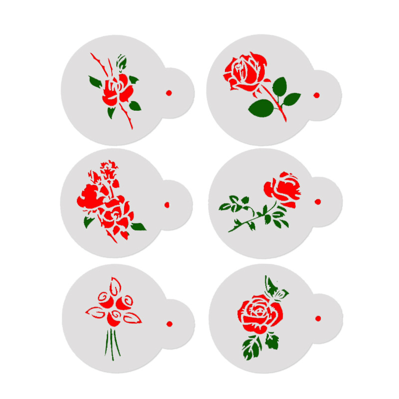 Aomily-plantillas especiales p - Coffee Stencil Art reseña y precio