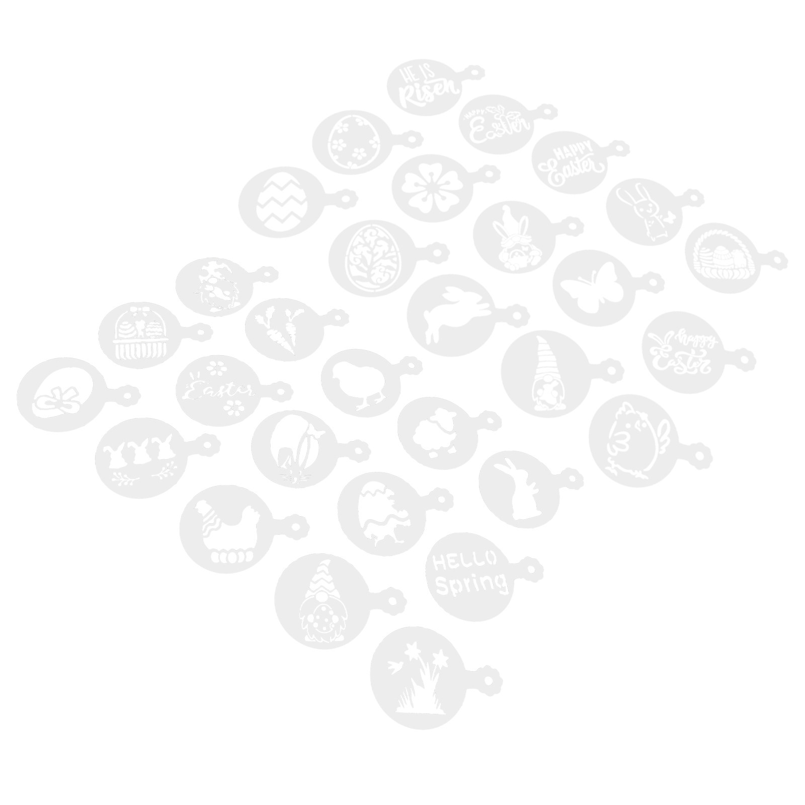 30 Plantillas para Café Latte  - Coffee Stencil Art reseña y precio