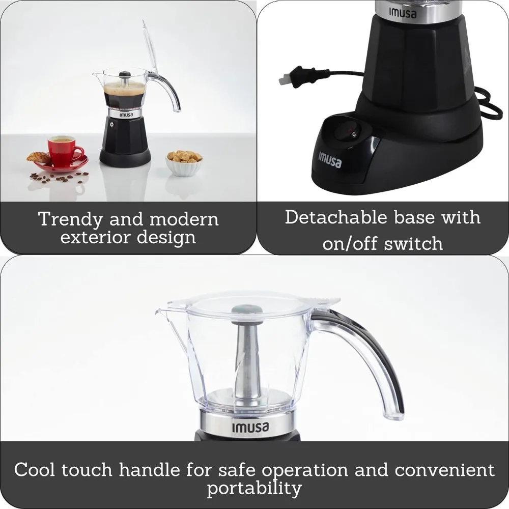 % una cafetera exprés eléctric - Moka Pot Stove reseña y precio