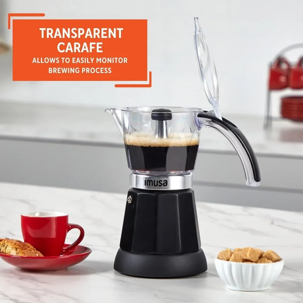 % una cafetera exprés eléctric - Moka Pot Stove reseña y precio